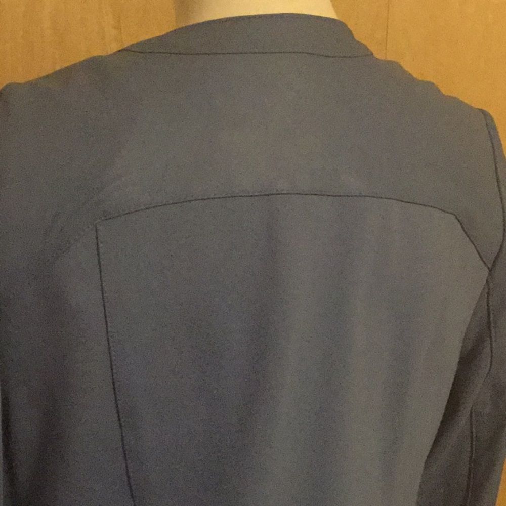 Collarless Zip-Front Leather JacketVia Spiga - Picture 6 of 8
